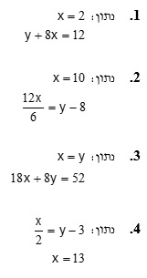 בידוד והצבה מבחן מימד